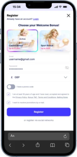 Enter your details 